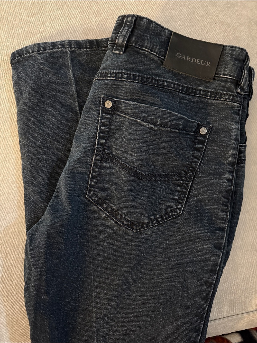 GARDEUR Men's 32x32 Dark Blue Jeans - Slim Fit